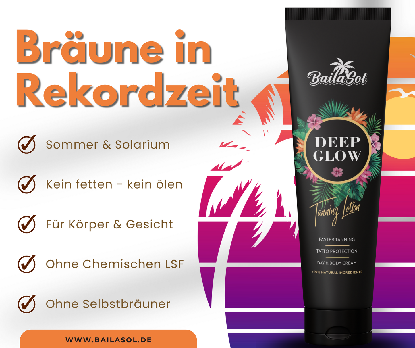 Deep Glow Tanning Lotion